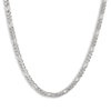 Thumbnail Image 4 of Solid Figaro Chain Necklace 14K White Gold 22&quot; 5.35mm