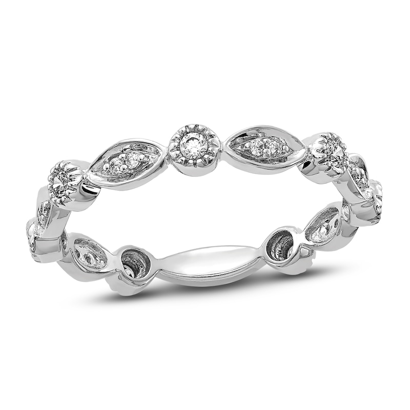 Main Image 1 of Diamond Ring 1/5 ct tw Round 14K White Gold