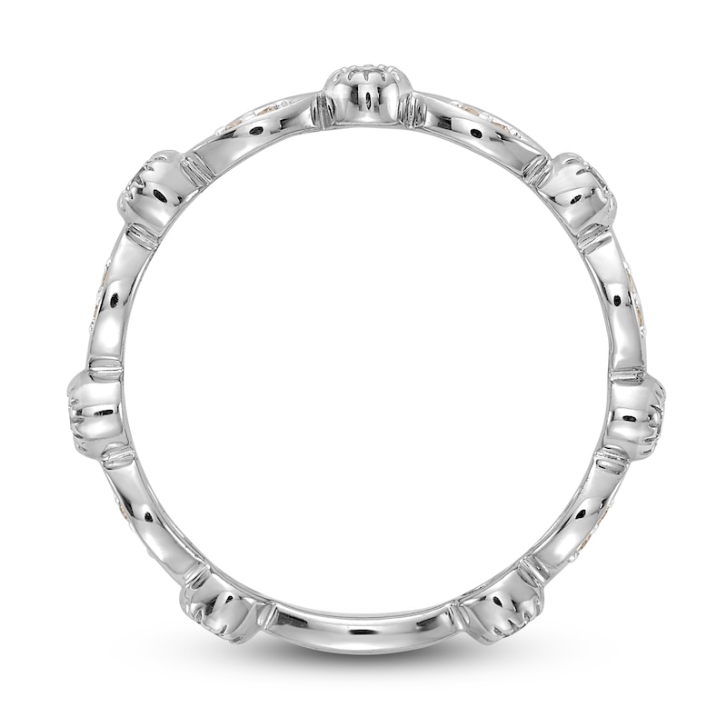 Main Image 4 of Diamond Ring 1/5 ct tw Round 14K White Gold