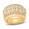 Thumbnail Image 0 of Certified Men's Lab-Created Diamond Ring 5 ct tw Round 14K Yellow Gold