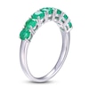 Thumbnail Image 2 of Natural Emerald Ring 14K White Gold