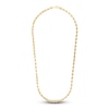 Thumbnail Image 2 of Men's Solid Diamond-Cut Rope Chain Necklace 14K Yellow Gold 24&quot; 5.4mm