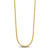 Thumbnail Image 1 of High-Polish Square Oval Chain Necklace 24K Yellow Gold 18&quot; 3.5mm