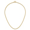 Thumbnail Image 2 of High-Polish Square Oval Chain Necklace 24K Yellow Gold 18&quot; 3.5mm