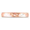 Thumbnail Image 3 of High-Polish Weave Wedding Band 14K Rose Gold 3.36mm