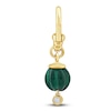 Thumbnail Image 1 of Charm'd by Lulu Frost Lab-Created Emerald Birthstone Charm Diamond Accent 10K Yellow Gold