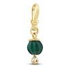 Thumbnail Image 2 of Charm'd by Lulu Frost Lab-Created Emerald Birthstone Charm Diamond Accent 10K Yellow Gold