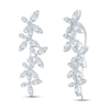 Thumbnail Image 2 of Pnina Tornai Diamond Climber Earrings 1 ct tw Round 14K White Gold