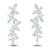 Thumbnail Image 3 of Pnina Tornai Diamond Climber Earrings 1 ct tw Round 14K White Gold