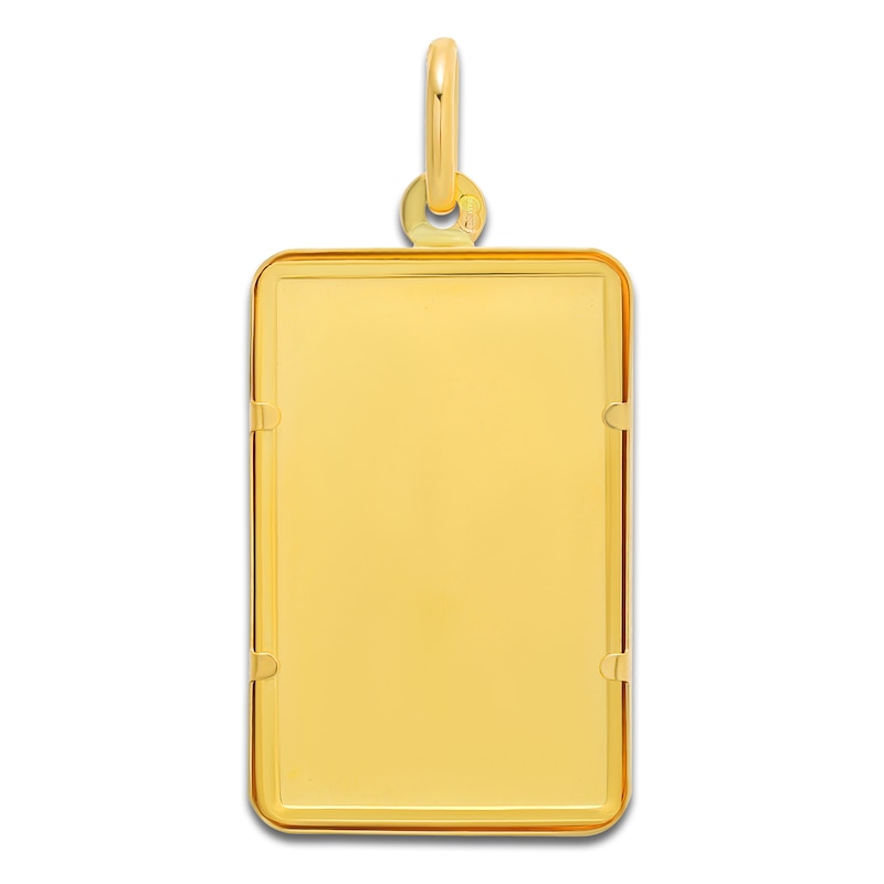 Rectangular 5g Ingot Charm 24K/18K Yellow Gold