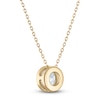 Thumbnail Image 3 of Certified Round-Cut Diamond Bezel-Set Solitaire Necklace 2 ct tw 14K Yellow Gold 18&quot; (I1/I)