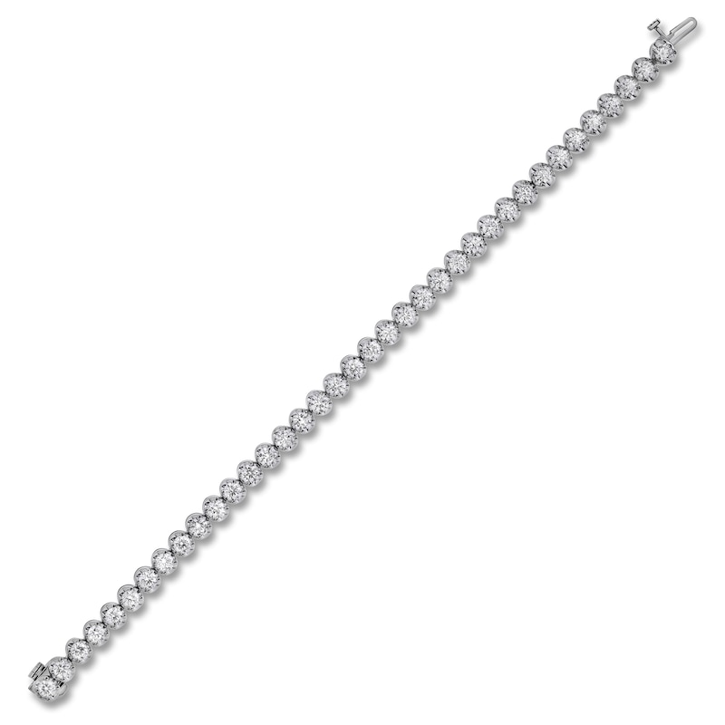 Main Image 2 of Blue Nile X Jared Diamond Tennis Bracelet 7 ct tw 14K White Gold 7&quot;