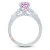 Thumbnail Image 4 of Pnina Tornai Pear-Shaped Natural Light Amethyst & Diamond Engagement Ring 3/4 ct tw 14K White Gold