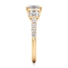 Thumbnail Image 3 of J'Lure Radiant Brilliant-Cut Lab-Created Diamond Engagement Ring 2 ct tw 18K Yellow Gold