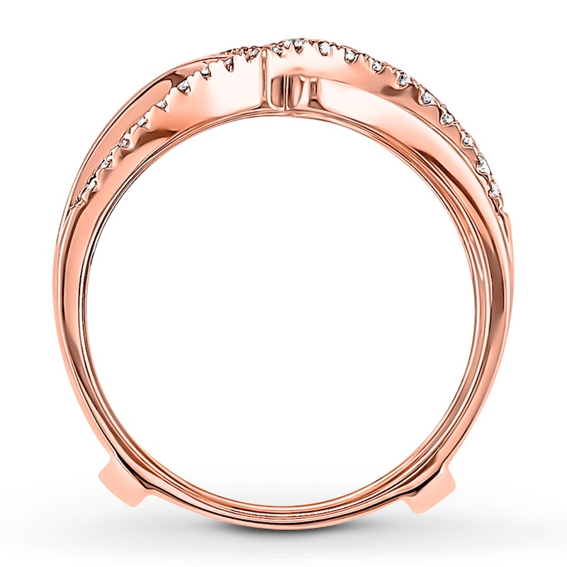 Main Image 2 of Diamond Enhancer Ring 1/4 ct tw Round-cut 14K Rose Gold