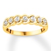 Thumbnail Image 1 of Diamond Anniversary Band 1/3 ct tw Round-cut 10K Yellow Gold