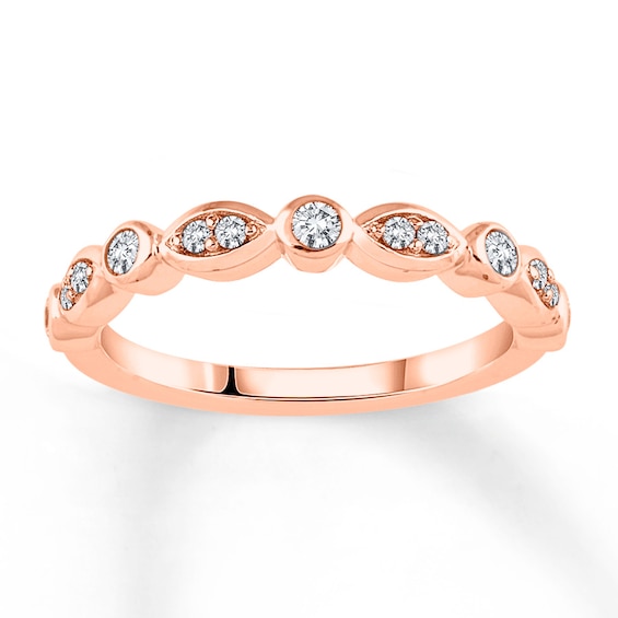 Diamond Ring 1/4 ct tw Round-cut 14K Rose Gold | Jared