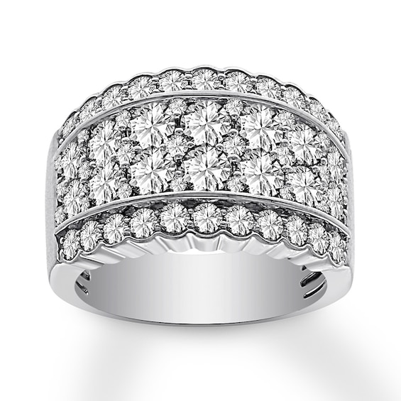 Diamond Ring 3 carats tw Round-cut 14K White Gold | Jared