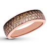 Thumbnail Image 1 of Le Vian Chocolate Ombre Ring 7/8 ct tw Diamonds 14K Strawberry  Gold