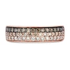 Thumbnail Image 4 of Le Vian Chocolate Ombre Ring 7/8 ct tw Diamonds 14K Strawberry  Gold