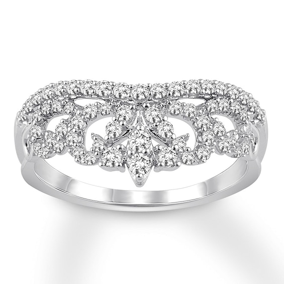 Diamond Tiara Ring 1/2 carat tw Round-cut 14K White Gold | Jared