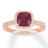 Thumbnail Image 1 of Neil Lane Garnet Engagement Ring 1/3 ct tw Diamonds 14K Gold