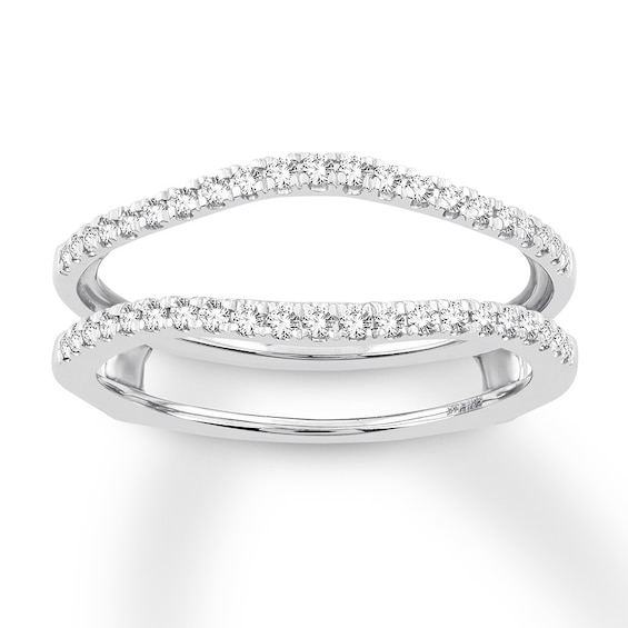 Diamond Enhancer Ring 1/4 ct tw Round 14K White Gold | Jared