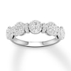 Thumbnail Image 1 of Diamond Anniversary Band 3/4 ct tw Round-cut 14K White Gold