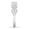 Thumbnail Image 3 of Diamond Anniversary Band 3/4 ct tw Round-cut 14K White Gold