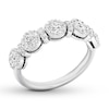 Thumbnail Image 4 of Diamond Anniversary Band 3/4 ct tw Round-cut 14K White Gold