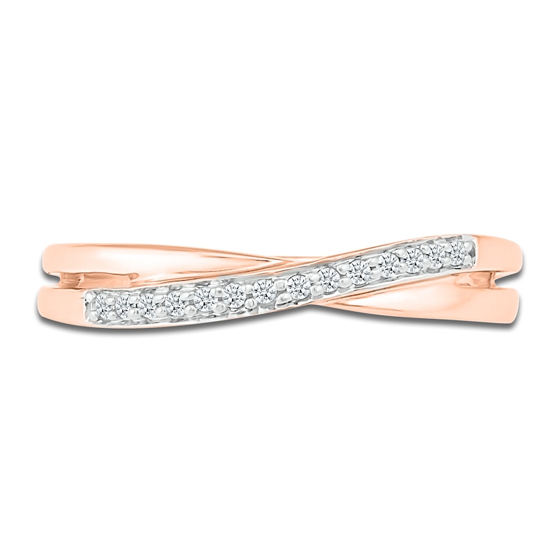 Main Image 2 of Diamond Ring 1/15 ct tw Round 10K Rose Gold