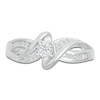 Thumbnail Image 1 of Diamond Promise Ring 1/8 ct tw Round Sterling Silver