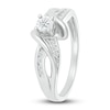 Thumbnail Image 3 of Diamond Promise Ring 1/8 ct tw Round Sterling Silver