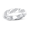 Thumbnail Image 1 of Diamond Twist Eternity Band 1/2 ct tw Round 14K White Gold