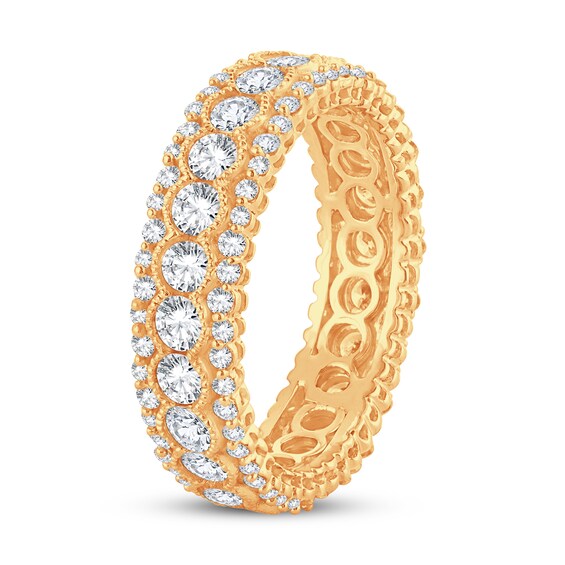 Diamond Eternity Band 2 ct tw Round 14K Yellow Gold | Diamond Rings