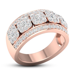 Diamond Anniversary Ring 1-1/2 ct tw 14K Rose Gold | Jared