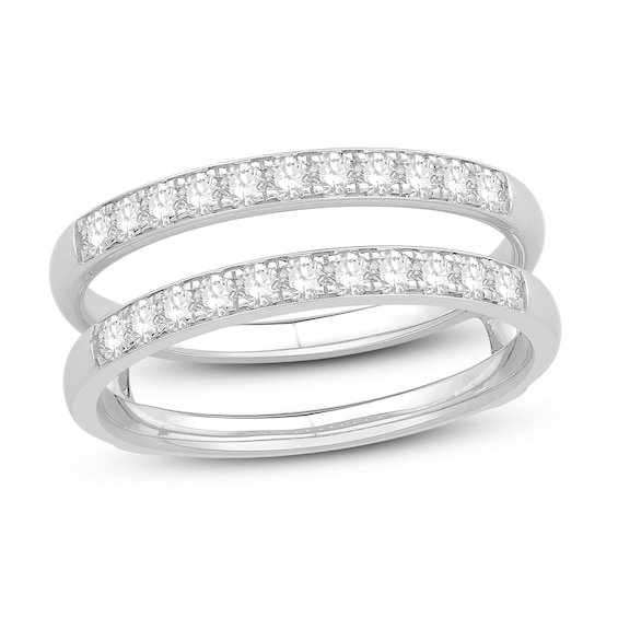 Diamond Enhancer Ring 1/2 ct tw Round-cut 14K White Gold | Jared