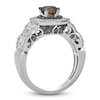 Thumbnail Image 2 of Le Vian Chocolate Diamond Ring 1 7/8 ct tw Round Platinum