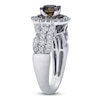 Thumbnail Image 3 of Le Vian Chocolate Diamond Ring 1 7/8 ct tw Round Platinum