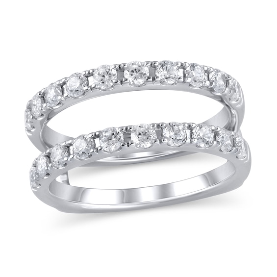 Diamond Insert Ring 1 ct tw Ideal-cut 18K White Gold | Jared