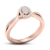 Thumbnail Image 4 of Diamond Ring 1/8 ct tw Round 10K Rose Gold