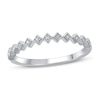 Thumbnail Image 1 of Diamond Stackable Ring 1/20 ct tw Round 10K White Gold