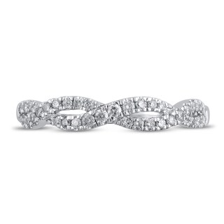 Diamond Anniversary Ring 1/4 ct tw Round 10K White Gold | Jared