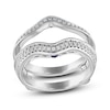 Thumbnail Image 0 of Vera Wang WISH Diamond Enhancer Ring 1/4 ct tw Round 14K White Gold