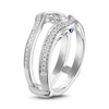 Thumbnail Image 1 of Vera Wang WISH Diamond Enhancer Ring 1/4 ct tw Round 14K White Gold