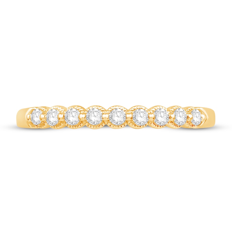 Main Image 3 of Diamond Anniversary Ring 1/5 ct tw Round 14K Yellow Gold