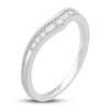 Thumbnail Image 2 of Diamond Enhancer Ring 1/8 ct tw Round/Baguette 14K White Gold