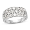 Thumbnail Image 1 of 3 Row Diamond Band 2-1/2 ct tw Round 14K White Gold