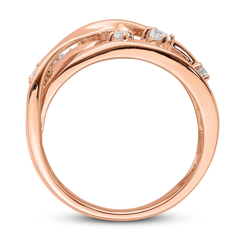 Main Image 2 of Diamond Ring 1/2 ct tw Round 14K Rose Gold