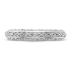 Thumbnail Image 3 of Filigree Design Anniversary Band 14K White Gold